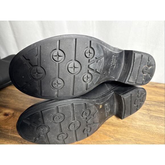 Aquatalia Black Leather Boots Women's Size 10 Made in Italy Shearling Lined EUC - Picture 6 of 9